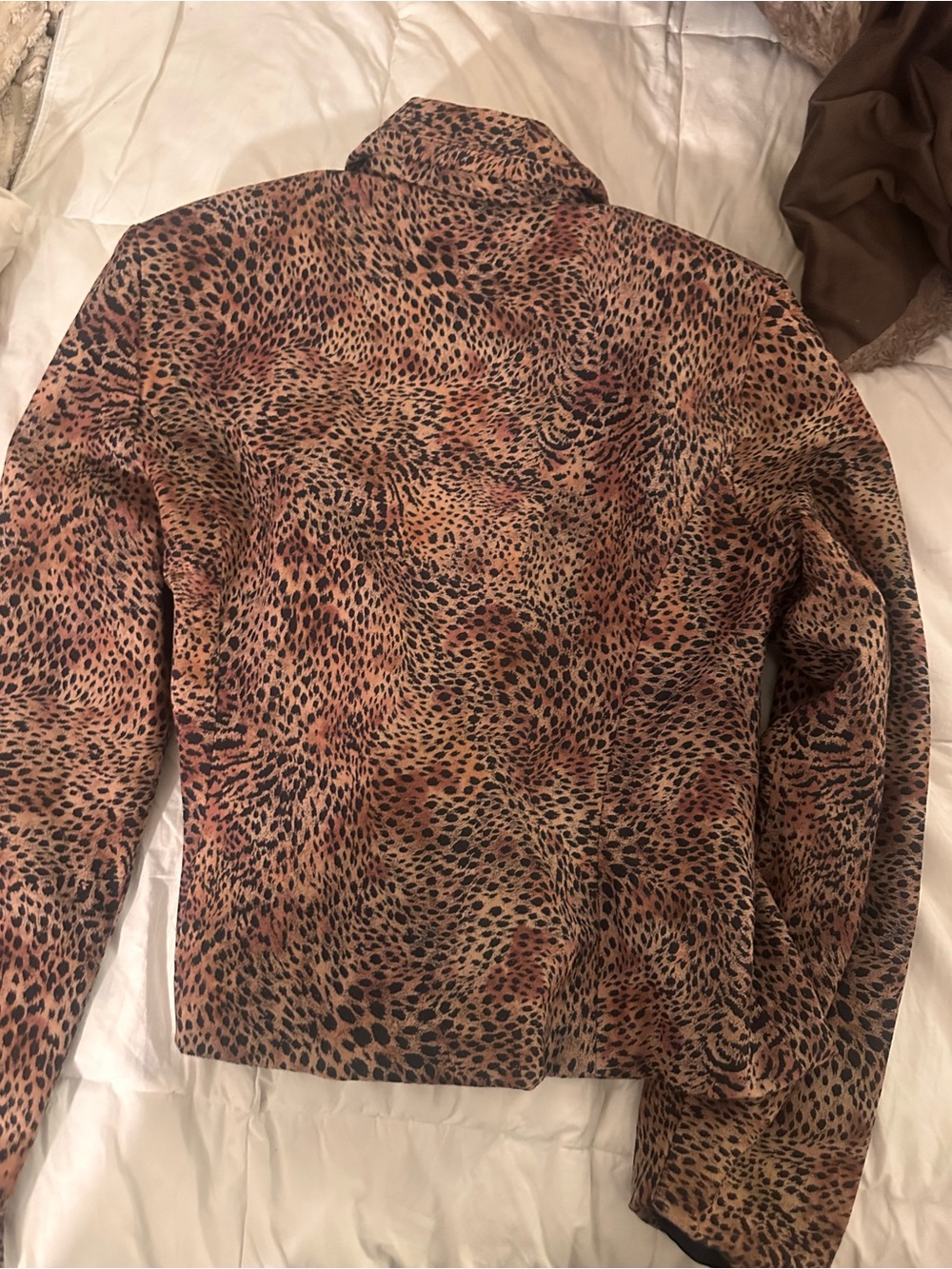 Leopard print zip up jacket - Picture 4 of 5